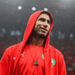 Achraf Hakimi en action avec le PSG.