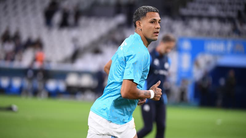 Hamed Junior Traoré et Facundo Medina en action avec l'OM.