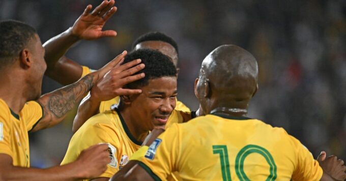 Équipe nationale d'Afrique du Sud en action