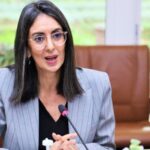 Ministre de l'Économie et des Finances Nadia Fettah présentant le bilan de l'aide sociale directe au Maroc