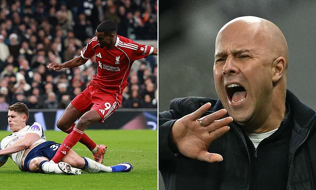 Liverpool's Alexander Isak in action before suffering an injury.