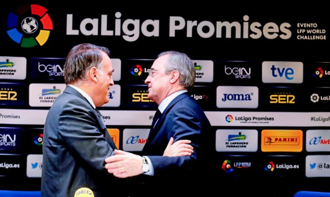 Le président de la Liga espagnole, Javier Tebas, accuse le Real Madrid de créer des tensions dans le championnat espagnol.