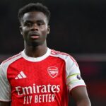 Arsenal players celebrating during their win over Wolves at the Emirates Stadium.