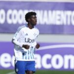 Alt text for the image: Senegalese striker Assane Diao in action.