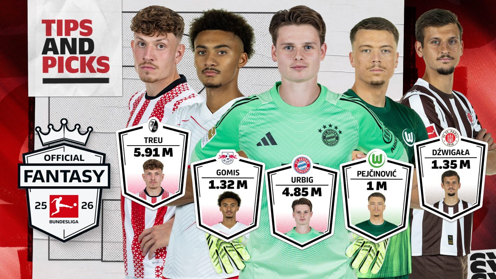 Bundesliga Fantasy players in action.