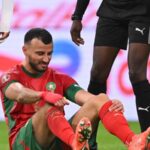 Le capitaine marocain Romain Saïss en action lors de la CAN 2025.