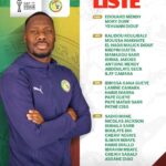 ** صورة للاعب ساديو ماني يلعب مع الفريق الوطني للسنغال.