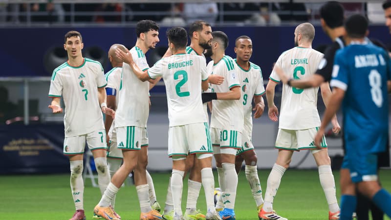 Équipe d'Algérie en action lors de la CAN 2025.