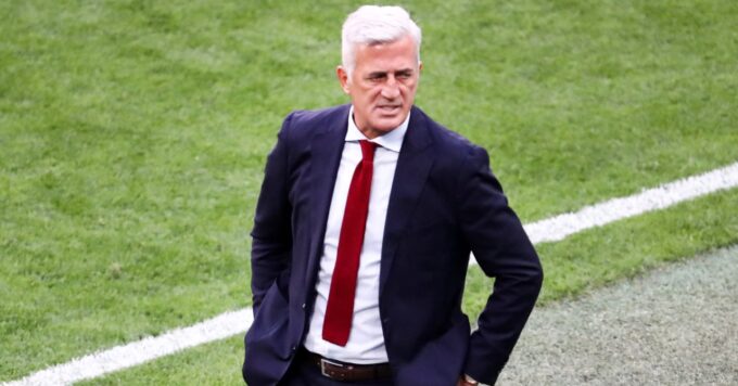 L'Algérie en action lors d'une rencontre de Coupe d'Afrique des Nations.