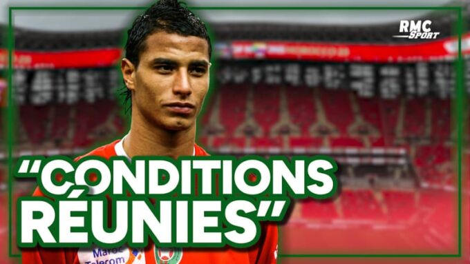 L'équipe nationale marocaine en action lors de la victoire contre les Comores.