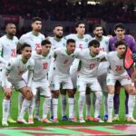 Joueurs de l'équipe nationale du Maroc célébrant un but lors de la CAN 2025.