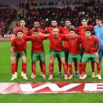 Joueurs de l'équipe nationale du Maroc lors de la CAN 2025