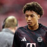 Cassiano Kiala in action for Bayern Munich.