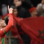 ** صورة للاعب إبراهيم دياز أثناء مباراة المنتخب المغربي ضد جزر القمر.