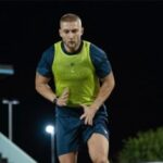 ### صورة للاعب بلاز كرامر مع الفريق الأخدود