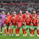 صورة للاعب كريم البركاوي يحتفل بالتأهل إلى النهائي.