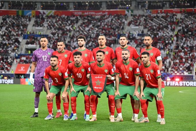 صورة للاعب كريم البركاوي يحتفل بالتأهل إلى النهائي.