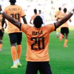 ** صورة للاعبين في مباراة زامبيا ومالي في كأس أمم أفريقيا.