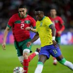 ** صورة يوسف مشنغاما، قائد منتخب جزر القمر، خلال المؤتمر الصحفي التقديمي للمباراة.