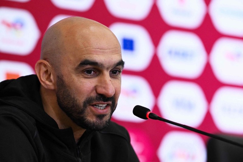 ** الصورة المثالية لمنتخب المغرب في مباراة كأس أمم إفريقيا.