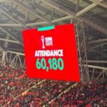 صورة لجماهير المغربية في مدرجات مركب الأمير مولاي عبد الله بالرباط.