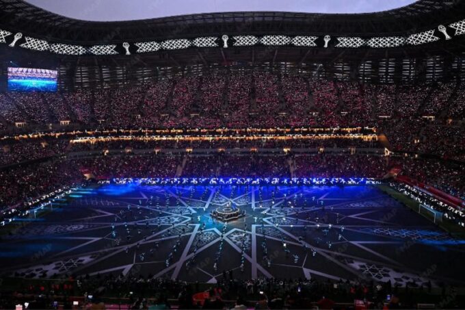 ** صورة جماهيرية لجماهير كأس إفريقيا للأمم 2025 خلال مباراة ضد جزر القمر.