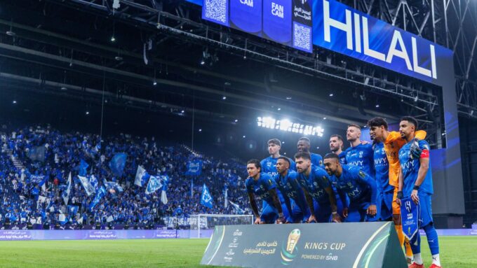 ** الصورة التي تظهر عبدالله رديف في ملعب الهلال.