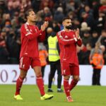 ** صورة محمد صلاح يلعب مع ليفربول.