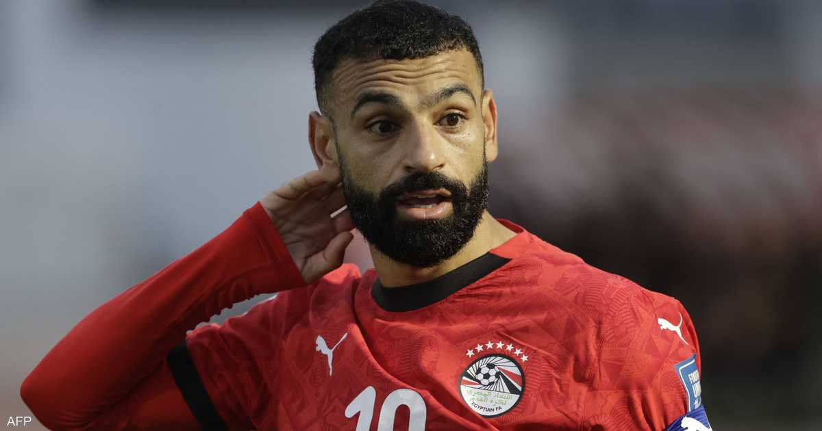 صورة لمنتخب مصر يلعب مباراة أمام جزر القمر في بطولة أمم إفريقيا