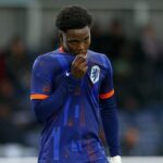 Emmanuel Fejokwu in action for West Ham's Under-18s