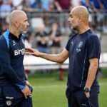 Alt text for the image: Enzo Maresca and Pep Guardiola