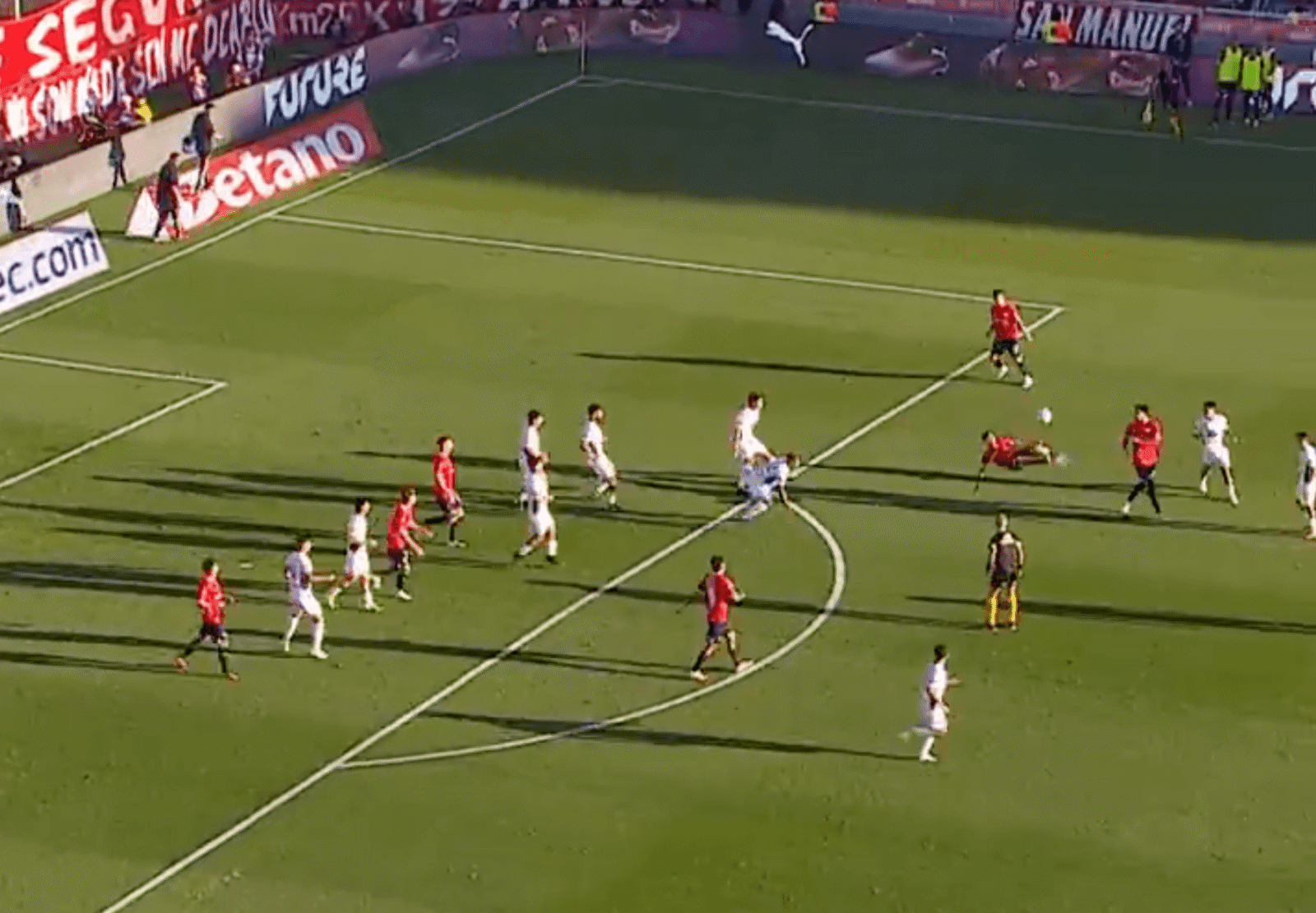 Alt text for the image: A screenshot of Santiago Montiel's goal, with the caption "The latest winner of the FIFA Puskas Award"