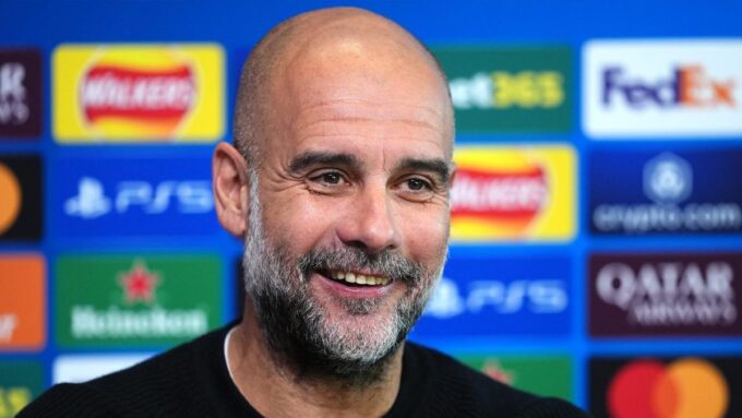 L'équipe de Manchester City en action.