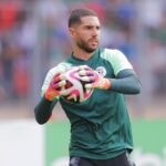 Luca Zidane en action avec l'équipe nationale algérienne.