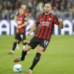 Joueurs de l'AC Milan en action sur le terrain.