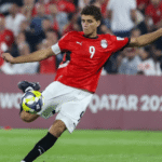 Hamza Abdelkarim in action for Al Ahly.