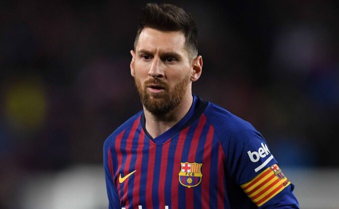 Lionel Messi of FC Barcelona.