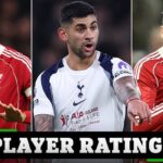 Alt text for the image: "Liverpool players celebrate their win over Tottenham"