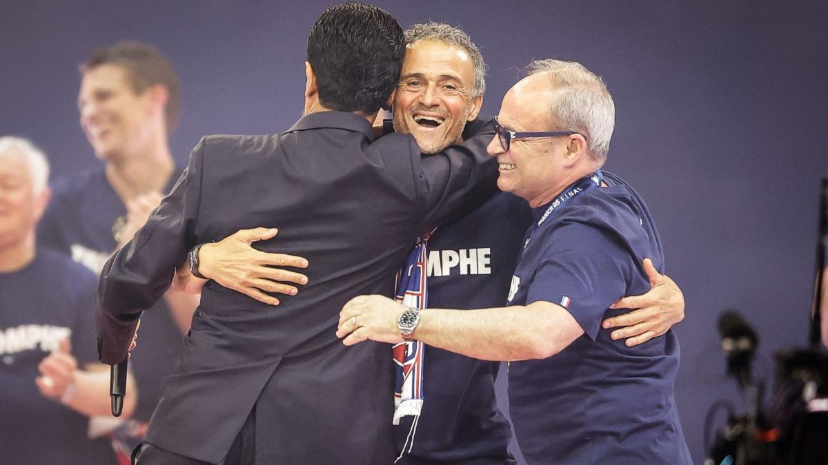 Luis Enrique, entraîneur du Paris Saint-Germain.