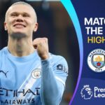 Manchester City players celebrating a goal.