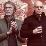 Manchester United players training at the new training ground.