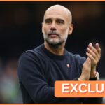 Marc Guéhi applauds the fans (Photo by Eddie Keogh/Getty Images)