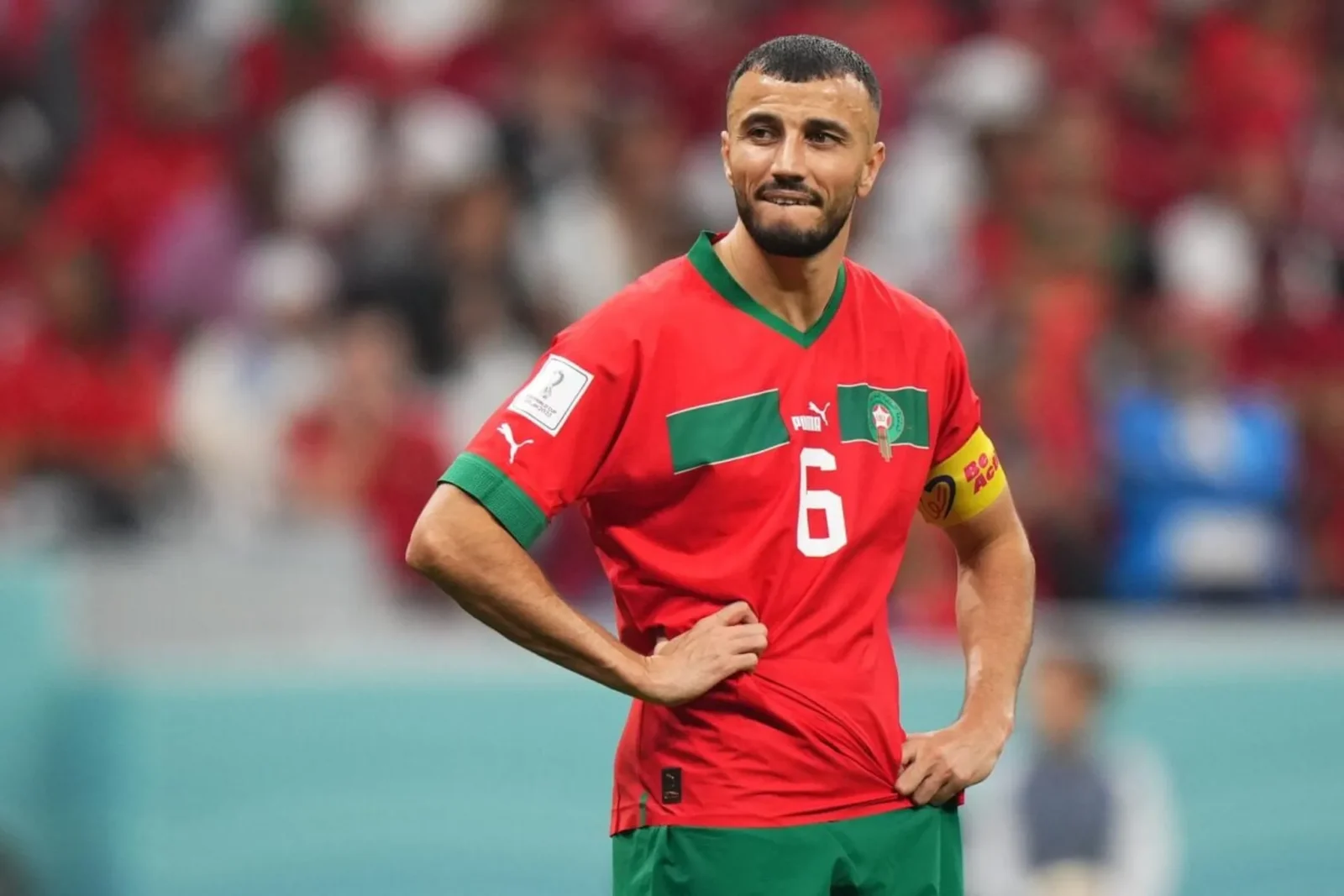 L'équipe du Maroc en action pendant la CAN 2025.