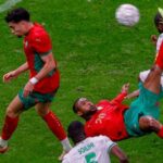 Les Lions de l'Atlas en action au stade Prince Moulay-Abdellah de Rabat.