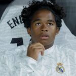 Le Brésilien Endrick en action avec le Real Madrid.