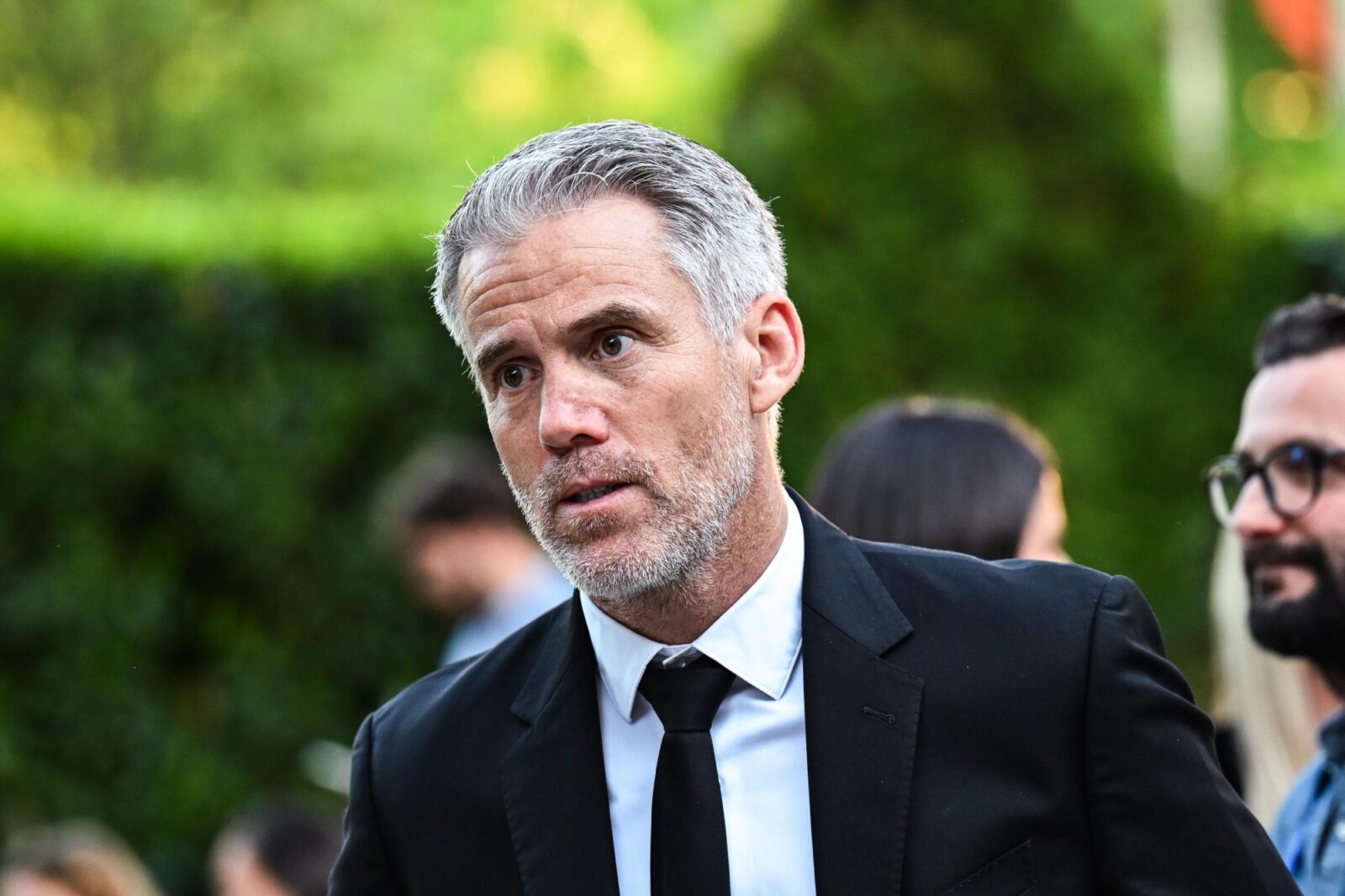 Mickaël Landreau lors d'un match de football.