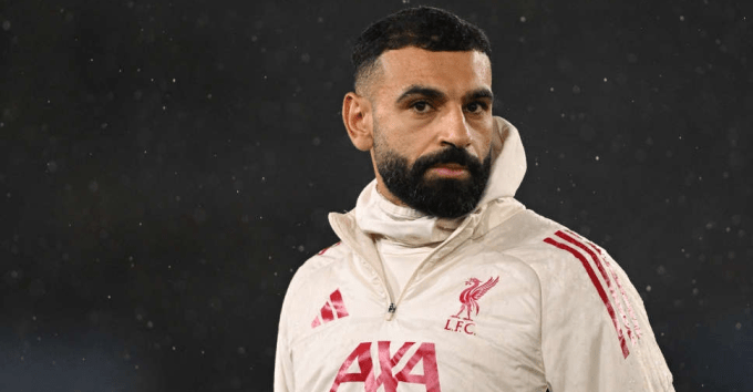 Mohamed Salah in action for Liverpool FC.