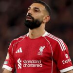 Mohamed Salah of Liverpool during the Premier League match.