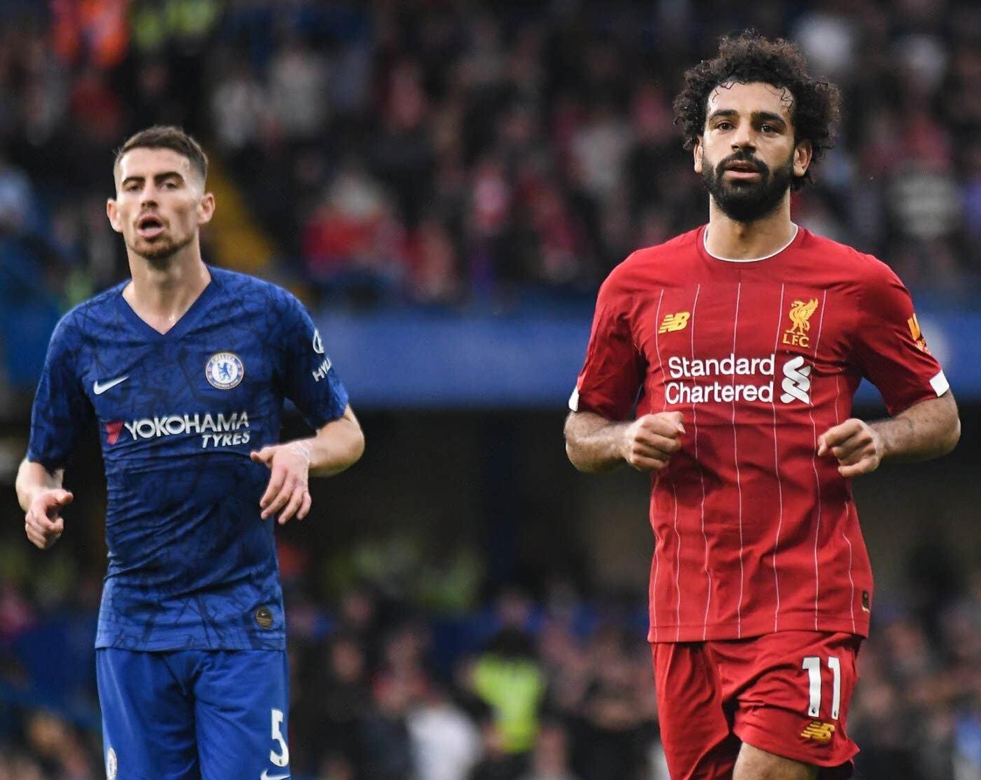 Mohamed Salah in action for Liverpool