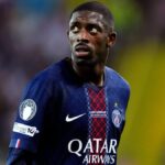 Ousmane Dembélé en action pour le PSG.